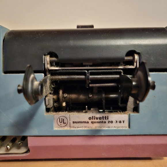 (SOLD) Vintage 1970s Olivetti Summa Quanta 20 - 7/8 T Adding Machine - Picture 9 of 10